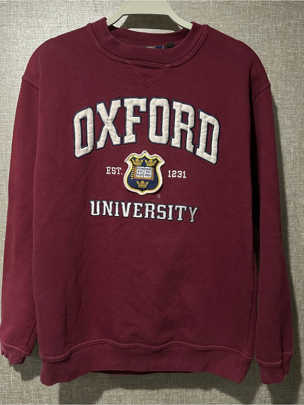 VINTAGE Oxford University England Official Crewneck Sweatshirt